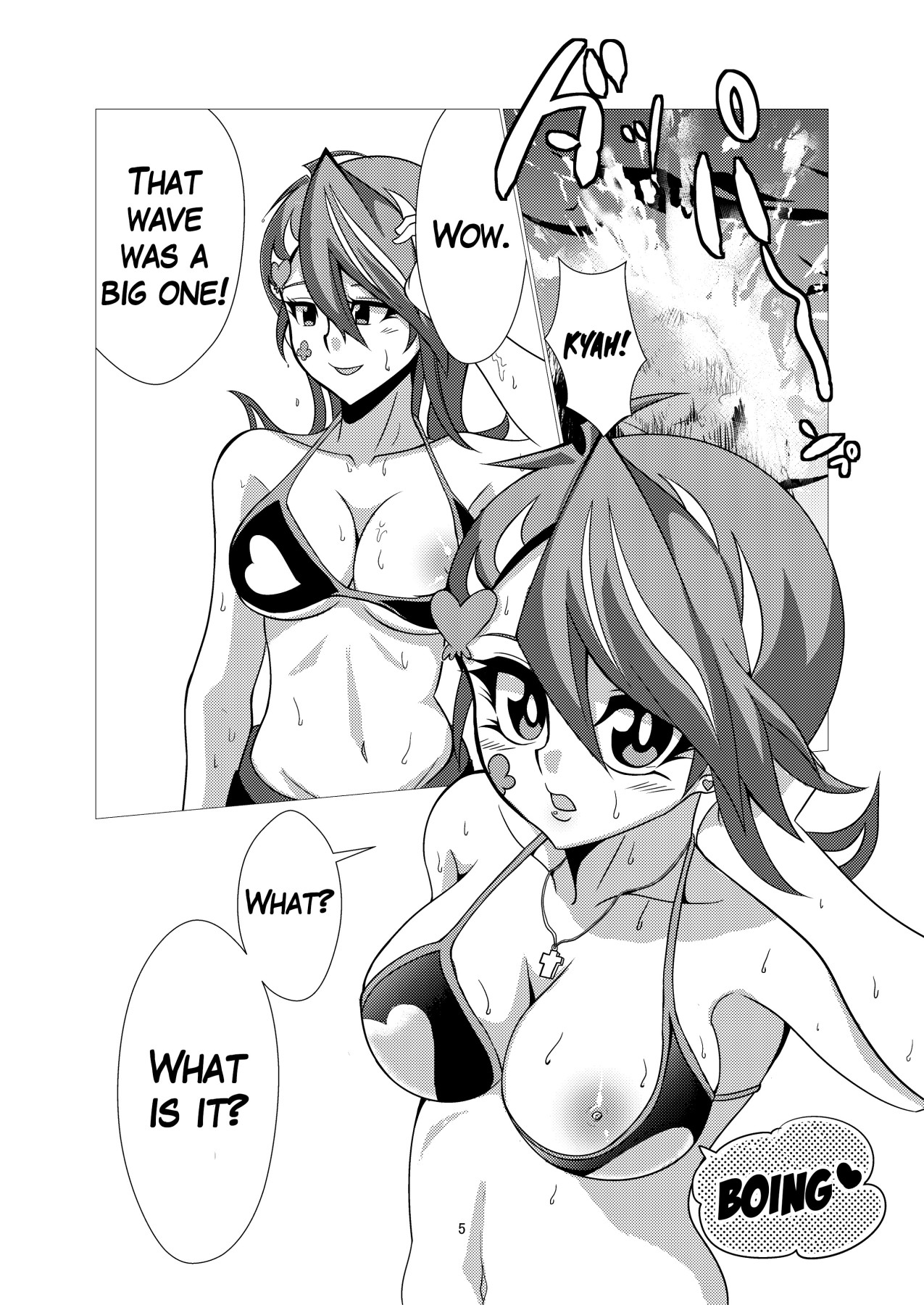 Hentai Manga Comic-Playing With Blue Girl-chan At The Beach-v22m-Read-4